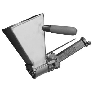 Coffret sablon pour projection et jointoiement de pierres
