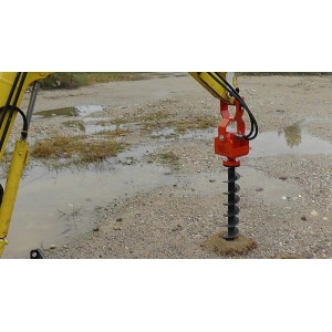Tarière pour mini pelle jusqu'a 2T