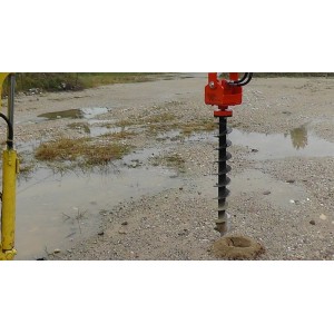 Tarière pour mini pelle jusqu'a 2T