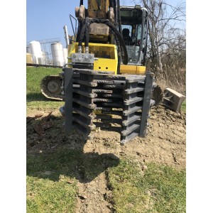 Pince hydraulique pour enfonce pieux