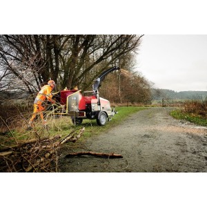 Déchiqueteuse de branches et de végétaux TP175 MOBILE DIESEL MOTEUR KUBOTA STAGE V