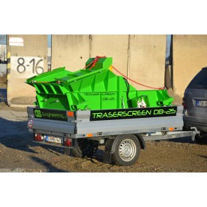 Crible stationnaire traserscreen DB-25 Capacité de criblage de 7 à 25 Tonnes par heure