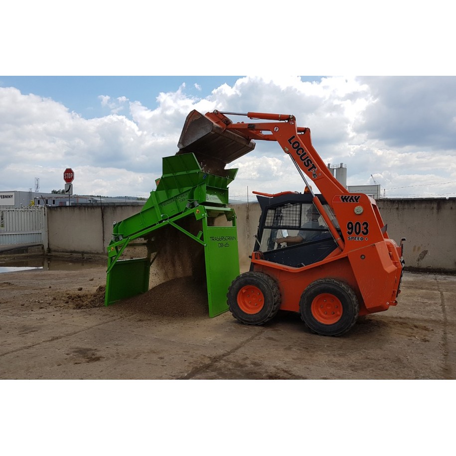 Crible stationnaire traserscreen DB-25 Capacité de criblage de 7 à 25 Tonnes par heure
