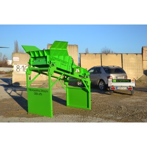 Crible stationnaire traserscreen DB-25 Capacité de criblage de 7 à 25 Tonnes par heure