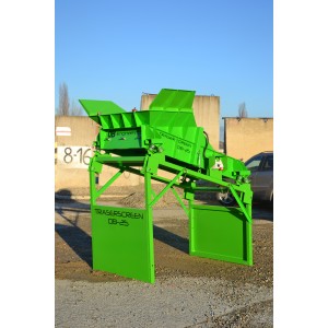 Crible stationnaire traserscreen DB-25 Capacité de criblage de 7 à 25 Tonnes par heure