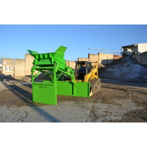Crible stationnaire traserscreen DB-25 Capacité de criblage de 7 à 25 Tonnes par heure