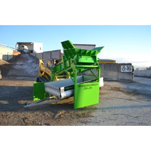 Crible stationnaire traserscreen DB-25 Capacité de criblage de 7 à 25 Tonnes par heure