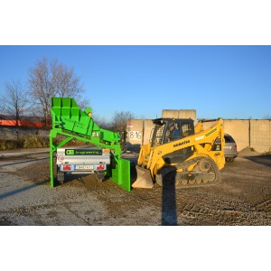 Crible stationnaire traserscreen DB-25 Capacité de criblage de 7 à 25 Tonnes par heure