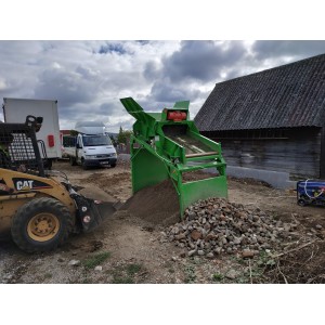 Crible stationnaire traserscreen DB-25 Capacité de criblage de 7 à 25 Tonnes par heure
