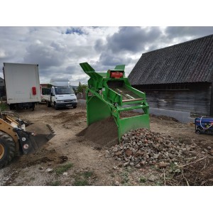 Crible stationnaire traserscreen DB-25 Capacité de criblage de 7 à 25 Tonnes par heure